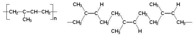 polyisopren - polyme của isopren.